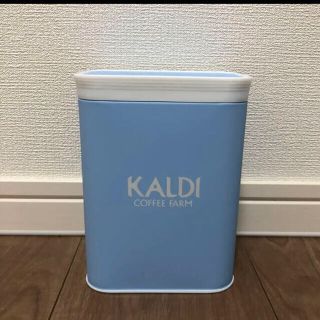 カルディ(KALDI)のさきな様専用　　KALDIオリジナル　スクエアキャニスター缶(容器)