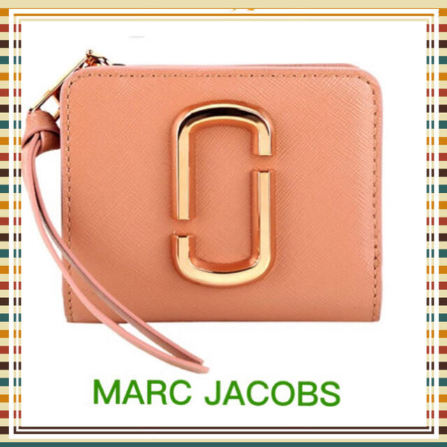 MARC JACOBS(マークジェイコブス)のマークジェイコブス MARK JACOBS 折財布 ベージュピンク レディースのファッション小物(財布)の商品写真