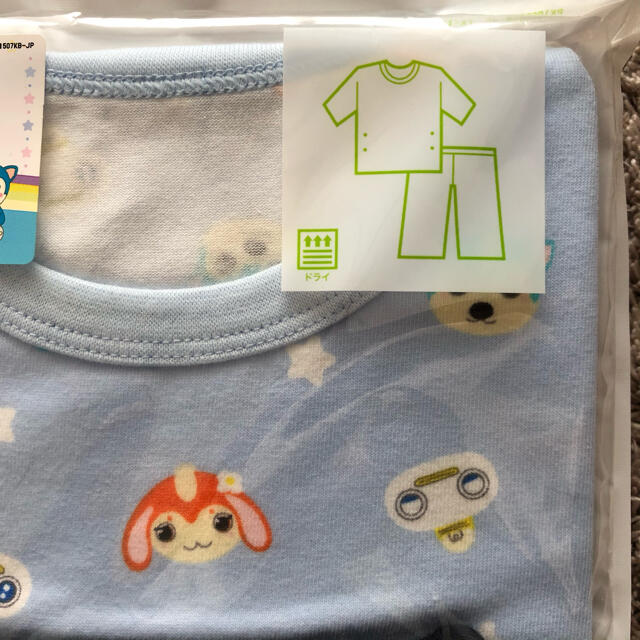 UNIQLO(ユニクロ)の新品未開封 UNIQLO BABYドライパジャマ（半袖）size100 キッズ/ベビー/マタニティのキッズ服男の子用(90cm~)(パジャマ)の商品写真