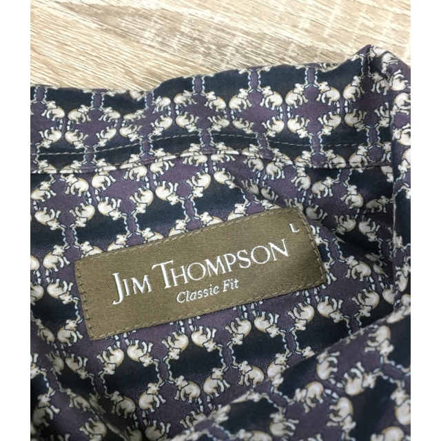 Jim Thompson(ジムトンプソン)の美品 ジムトンプソン JIM THOMPSON 半袖シャツ 総柄 メンズ L メンズのトップス(シャツ)の商品写真