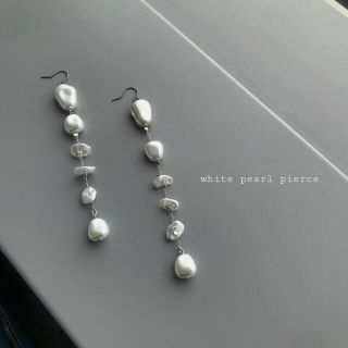 アメリヴィンテージ(Ameri VINTAGE)の再入荷　White Pearl pierce(ピアス)