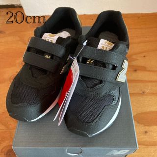 ニューバランス(New Balance)の新品　ニューバランス K313BKP 20cm  ブラック (スニーカー)