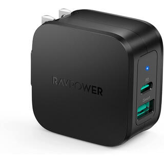PD 充電器 RAVPower 30W Type C 急速 RP-PC144 (バッテリー/充電器)