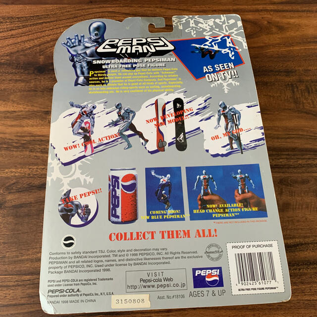 レア　新品未開封　ペプシマン　pepsiman snowboard kits