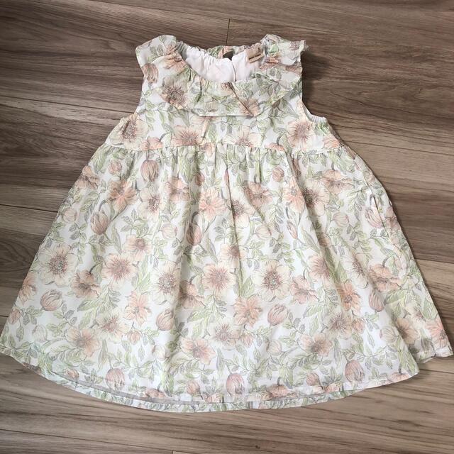 petit main(プティマイン)の美品♡プティマインワンピース キッズ/ベビー/マタニティのキッズ服女の子用(90cm~)(ワンピース)の商品写真