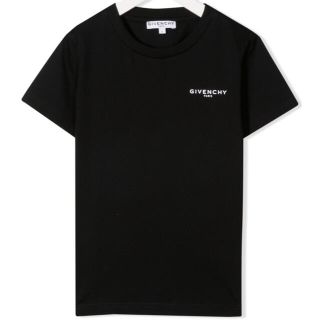 ジバンシィ(GIVENCHY)の【新作】ジバンシィ　シンプルロゴTシャツ　ブラック　12(Tシャツ(半袖/袖なし))