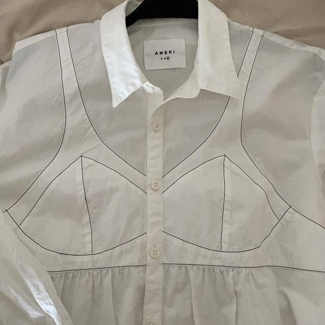 Ameri VINTAGE(アメリヴィンテージ)のAmeriアメリヴィンテージ BUSTIER INTEGRATED SHIRTS レディースのトップス(シャツ/ブラウス(長袖/七分))の商品写真