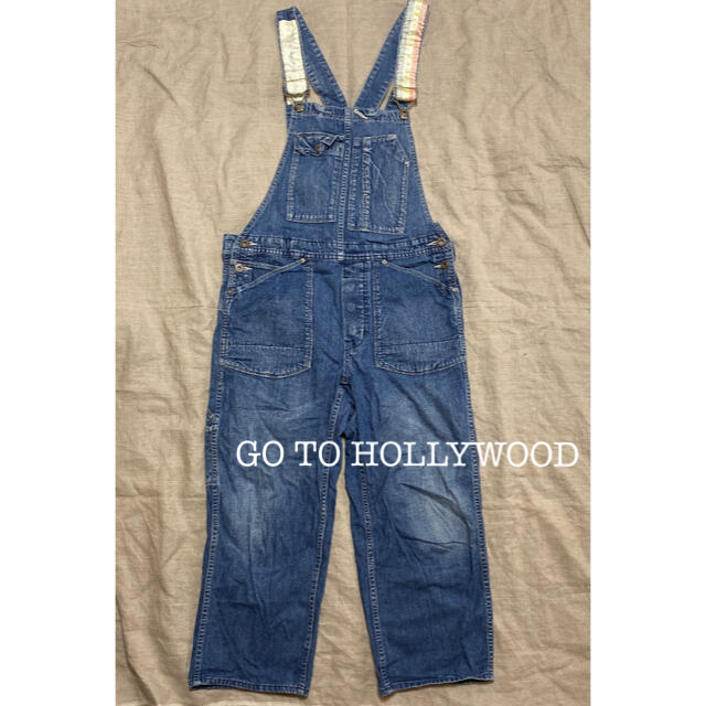 GO TO HOLLYWOOD(ゴートゥーハリウッド)のGO TO HOLLYWOOD 160 デニム オーバーオール サロペット キッズ/ベビー/マタニティのキッズ服女の子用(90cm~)(パンツ/スパッツ)の商品写真