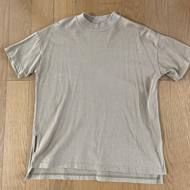 MUJI (無印良品)(ムジルシリョウヒン)のMUJI クルーネックTシャツ ベージュ レディースのトップス(Tシャツ(半袖/袖なし))の商品写真