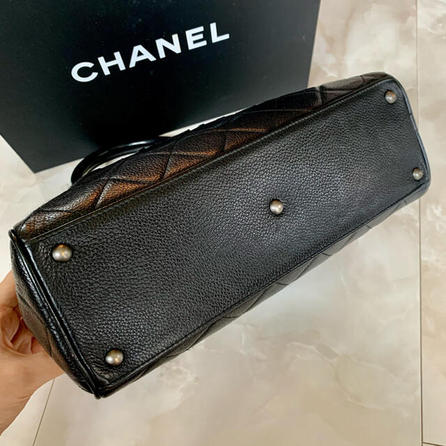 CHANEL(シャネル)の正規品◆極美品 CHANEL ミニボストン キャビアスキン ハンドバッグ レディースのバッグ(ハンドバッグ)の商品写真