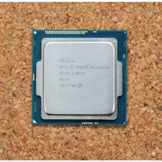 CPU Intel Xeon E3-1231V3 3.4GHz LGA1150の通販 by ジョシギ's shop ...