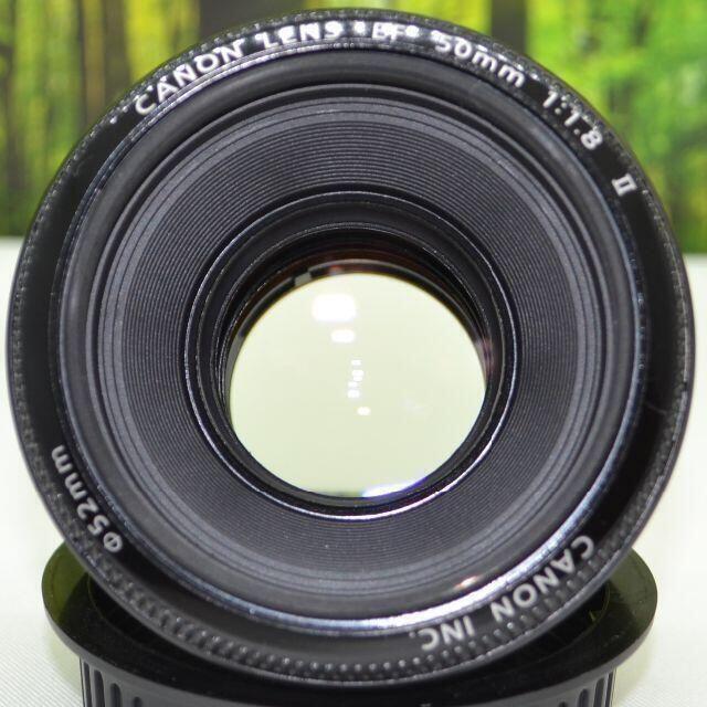 キヤノン EF 50mm 1:1.8 Ⅱ☆明るい単焦点レンズ☆1668-1
