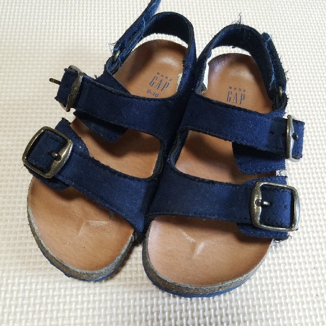 GAP Kids(ギャップキッズ)のこども 幼児 キッズ バックルサンダル ブルー 16cm 16.5cm キッズ/ベビー/マタニティのキッズ靴/シューズ(15cm~)(サンダル)の商品写真