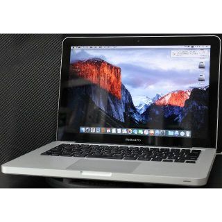 マック(Mac (Apple))の☆ダブルOS★MacBookPro(13インチ 2009)動作品☆ですがジャンク(ノートPC)