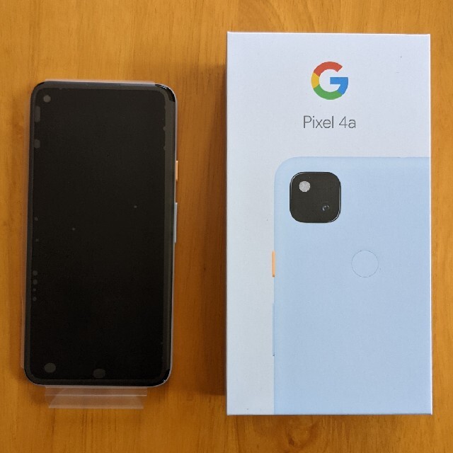 Google(グーグル)のGoogle Pixel 4a 128GB Barely Blue ③ スマホ/家電/カメラのスマートフォン/携帯電話(スマートフォン本体)の商品写真