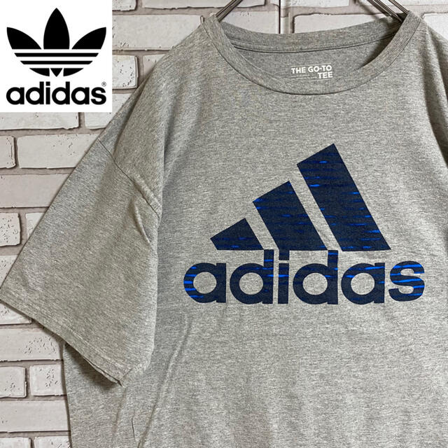 adidas(アディダス)の90s 古着 アディダス Tシャツ ロゴプリント ビッグシルエット ゆるだぼ メンズのトップス(Tシャツ/カットソー(半袖/袖なし))の商品写真