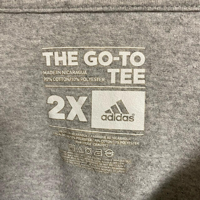 adidas(アディダス)の90s 古着 アディダス Tシャツ ロゴプリント ビッグシルエット ゆるだぼ メンズのトップス(Tシャツ/カットソー(半袖/袖なし))の商品写真