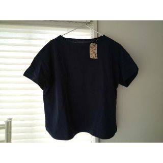 ムジルシリョウヒン(MUJI (無印良品))の無印良品ボートネックワイドTシャツ M～L(Tシャツ(半袖/袖なし))