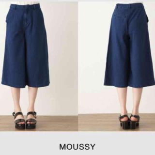 マウジー(moussy)のmoussy デニムガウチョパンツ(カジュアルパンツ)