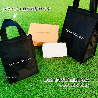 ディーンアンドデルーカ(DEAN & DELUCA)の正規品DEAN&DELUCA 保冷バッグ黒Sクーラーバッグエコバッグランチバッグ(エコバッグ)