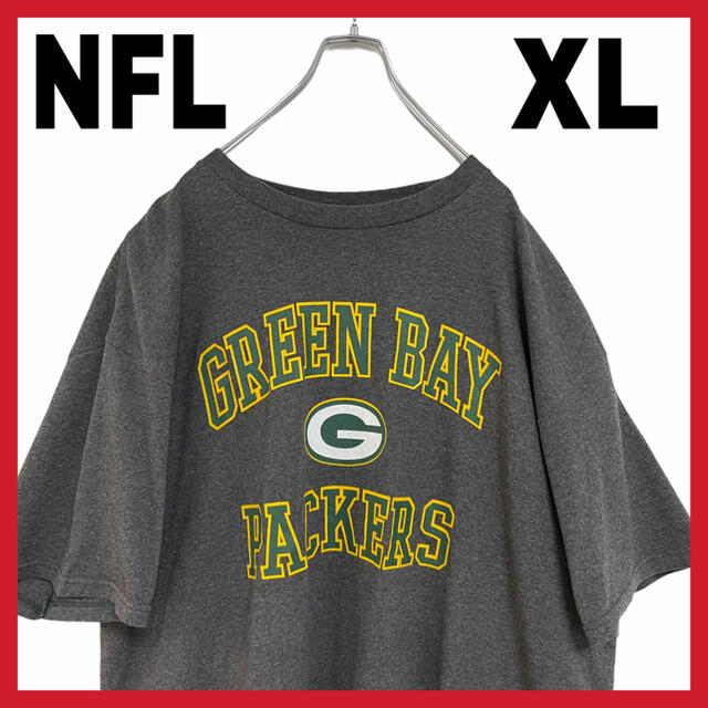 入荷中 アメリカ古着 NFLグリーンベイパッカーズ ビッグプリント XL Tシャツ 87％以上節約