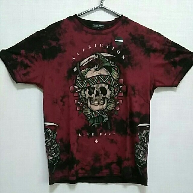 Ed Hardy(エドハーディー)のAFFLICTION Reversible MEDUSA REVENGE 新品 メンズのトップス(Tシャツ/カットソー(半袖/袖なし))の商品写真