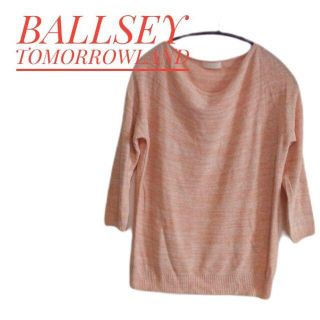 ボールジィ(Ballsey)の美品 BALLSEY 薄手 ニット 七分袖 サマー　トゥモローランド(ニット/セーター)