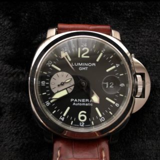 パネライ(PANERAI)のパネライPAM00088 GMT 替ベルト2本付き(腕時計(アナログ))