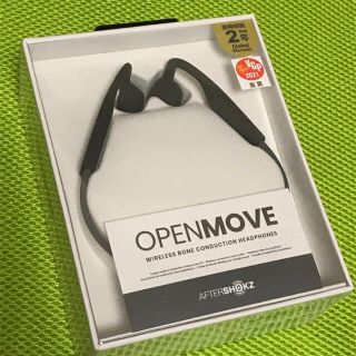 AfterShokz openmove Bluetooth ワイヤレスヘッドホン(ヘッドフォン/イヤフォン)