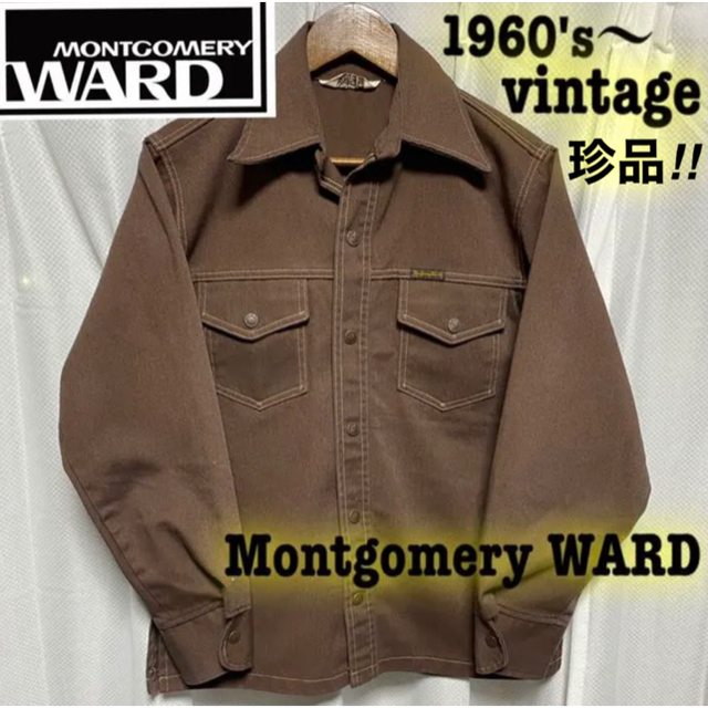 RRL(ダブルアールエル)の希少珍品60s～70s MontgomeryWARDvintage jacket メンズのジャケット/アウター(Gジャン/デニムジャケット)の商品写真