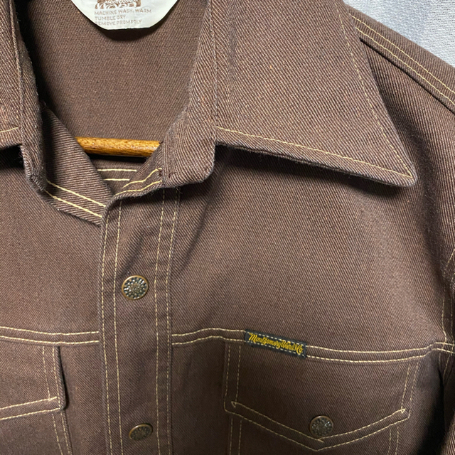 RRL(ダブルアールエル)の希少珍品60s～70s MontgomeryWARDvintage jacket メンズのジャケット/アウター(Gジャン/デニムジャケット)の商品写真