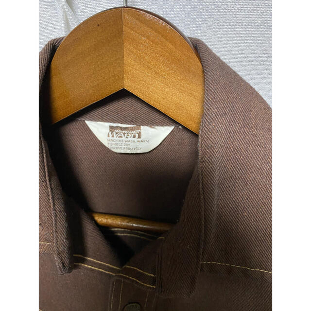 RRL(ダブルアールエル)の希少珍品60s～70s MontgomeryWARDvintage jacket メンズのジャケット/アウター(Gジャン/デニムジャケット)の商品写真