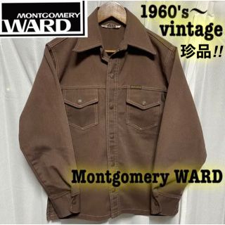 ダブルアールエル(RRL)の希少珍品60s～70s MontgomeryWARDvintage jacket(Gジャン/デニムジャケット)