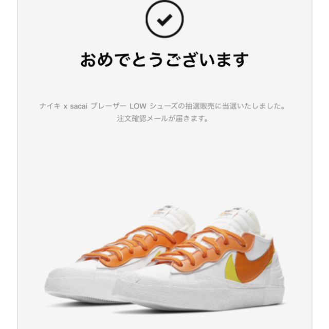 Nike Sacai ブレーザー