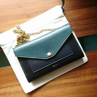 未使用品 CELINE ラージジップウォレット カーキ 156