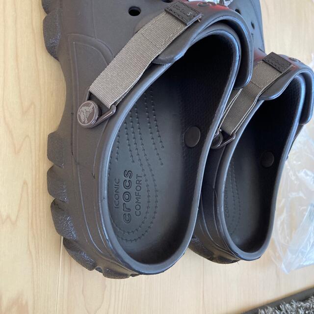 crocs(クロックス)のラス3  26  ブラウン　テープ　アウトドアモデル メンズの靴/シューズ(サンダル)の商品写真