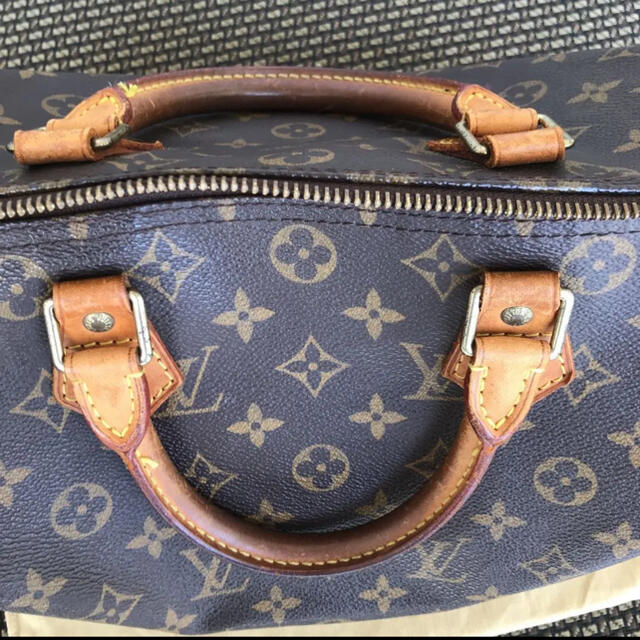 LOUIS VUITTON ルイヴィトン バッグ ボストン ハンド カバン 鞄 ブラウン ファスナー モノグラム M41526 SPEEDY30  スピーディ30 レザー おしゃれ シンプル きれいめ 大人女子 ブランド 上品 高級 軽量 旅行バッグ トラベル 【レディース】【美品】【K3858】  レディース ...