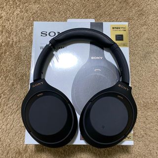 ソニー(SONY)のSONY ソニー WH-1000XM4 ブラック ヘッドフォン(ヘッドフォン/イヤフォン)