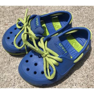 クロックス(crocs)のUSED  サンダル　クロックス　crocs  15，5cm(サンダル)