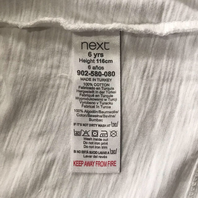 NEXT(ネクスト)のnext Tシャツ 116 6y キッズ/ベビー/マタニティのキッズ服男の子用(90cm~)(Tシャツ/カットソー)の商品写真