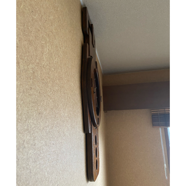 ハンドメイド 腕時計型 壁掛け時計 木製 彫刻 天然木の通販 by ハンドメイド 腕時計型 壁掛け時計 木製 彫刻 天然木の通販 by