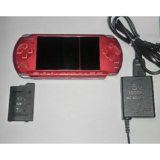 プレイステーションポータブル(PlayStation Portable)のPSP3000 ラディアント・レッド(携帯用ゲーム機本体)