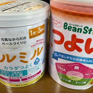 モリナガニュウギョウ(森永乳業)のチルミル　つよいこ　ミルク缶セット(乳液/ミルク)