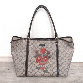 Gucci - GUCCIグッチ トートバッグ タトゥープリント ロック ペイント