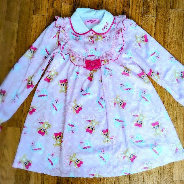 EARTHMAGIC(アースマジック)のティーカップマフィー　ワンピース　ピンク　140 キッズ/ベビー/マタニティのキッズ服女の子用(90cm~)(ワンピース)の商品写真