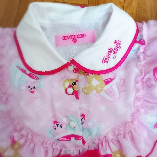 EARTHMAGIC(アースマジック)のティーカップマフィー　ワンピース　ピンク　140 キッズ/ベビー/マタニティのキッズ服女の子用(90cm~)(ワンピース)の商品写真