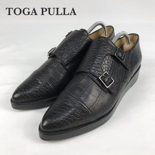 トーガ(TOGA)の良品　TOGAトーガプルラ モンクストラップシューズ　革靴ローファースリッポン(ローファー/革靴)