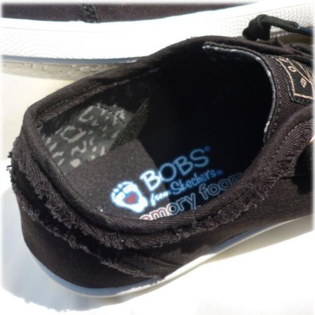 SKECHERS(スケッチャーズ)の新品24cmSKECHERS(スケッチャーズ) 黒BOBSスリッポン レディースの靴/シューズ(スニーカー)の商品写真