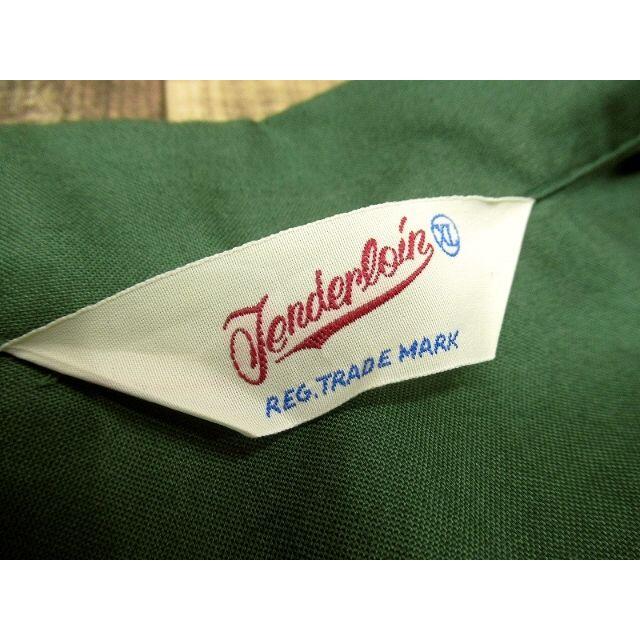 XLサイズ 美品 テンダーロイン バック ロゴ オープンカラー ワーク シャツ