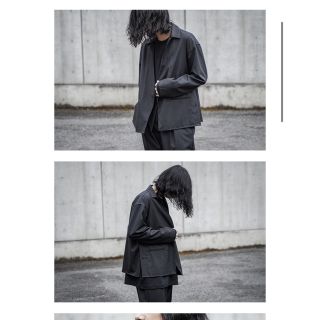 yoke  Jacket Cardigan セットアップ ブラウン